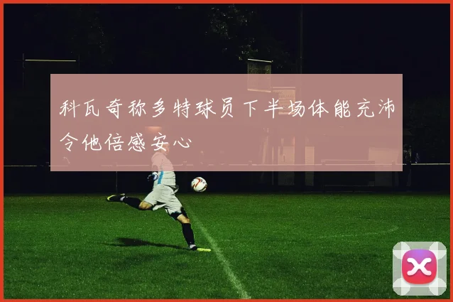 科瓦奇称多特球员下半场体能充沛令他倍感安心